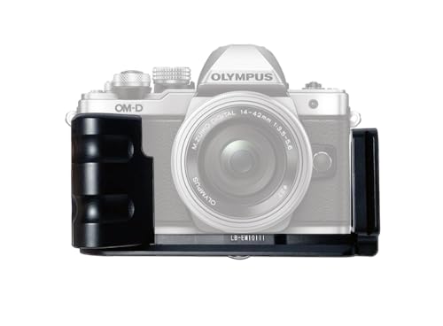 【送料無料】SIUTATDSH カメラグリップ 適用 Olympus オリンパス OM-D E-M10 III Mark iii 専用 L型クイックリリースプレート、電池交換でき、三脚設置でき、Arca Swiss規格
