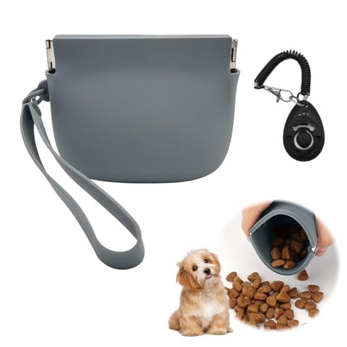 【送料無料】【雲見】犬 おやつポーチ おやつ入れ トリーツポーチ お散歩バッグ クリッカー シリコン ..