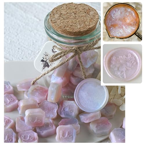 【送料無料】YAMOXLS シーリングワックス ワックスビーズ セット 封蝋 玉形 可愛い 小粒 混色 パールカ..