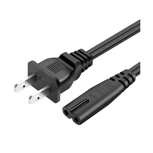 【送料無料】AC電源ケーブル TV交換用 オーディオファン 電源ケーブル メガネケーブル PS5/PS4/PS3用 ..