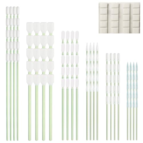 【送料無料】ZHUROUPU 120Pcs発泡チップクリーニングスワブキット、プリンタ、光学レンズ、カメラ、光..