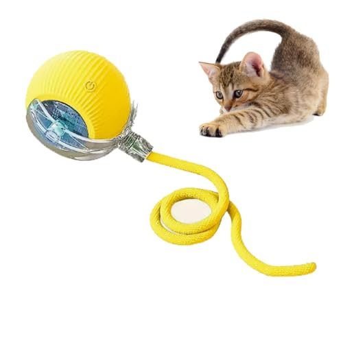 【送料無料】JOYOUTH 猫 おもちゃ 自動 猫 ボール USB充電式 LEDライト搭載 光る光る 360°自動回転 3モ..