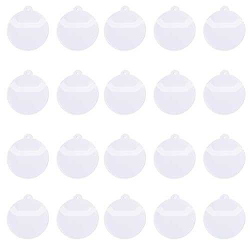 【送料無料】YIBOOOM 缶バッジカバー 穴あきバッジ用保護カバー20枚セット 透明 コレクション ...