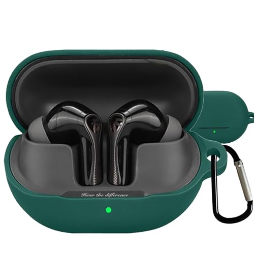 【送料無料】BOOLINN SOUNDPEATS AIR5 PRO ケース 対応 soundpeats air5 pro 液状シリコン ケース キズ防止 耐衝撃 装着充電可能 防水 防塵 紛失防止 カラビナ付き