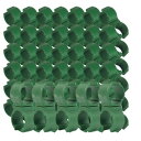 【送料無料】Riblind 支柱 ジョイント 支柱クリップ 50個入 直交 園芸 菜園 クロスバンド 連結 固定