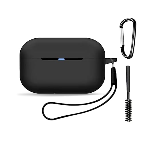 【送料無料】Technics EAH-AZ100 ワイヤレスイヤホン ケース カバー シリコン素材 着用しやすい 耐衝撃 防水防塵 ウォッシャブル（カラビナ付き+ストラップ付き ） 装着充電可能 持ち運びがしやすい