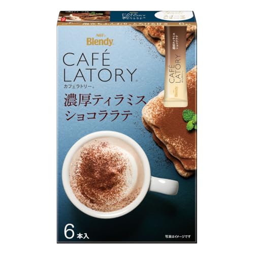 【送料無料】AGF ブレンディ カフェラトリー スティック 濃厚ティラミスショコララテ 6本×6箱 【 スティックコーヒー 】【 カフェラテ 】