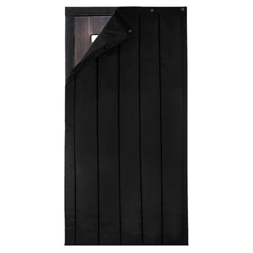 【送料無料】TroyStudio 厚手ドア防音ブランケット - 95 × 220 × 2cm 厚手窓防音シート 家庭用音響減衰カーテン仕切り 壁ノイズブロッカー 寝室音楽録音スタジオ