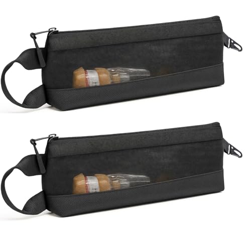 【送料無料】工具バッグ ツールバッグ 小型 工具入れ 透明窓 携帯便利 2個入り ブラック