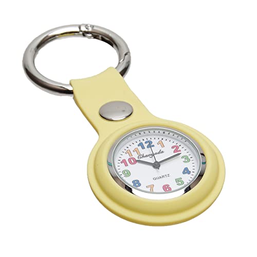 【送料無料】GoodsLand 【 7カラー 】 懐中時計 ナースウォッチ キッズ キーホルダー 逆さ時計 男の子 ..