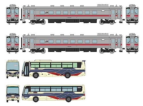 【送料無料】トミーテック(TOMYTEC) 鉄道コレクション 留萌本線 (石狩沼田〜留萌) 最終列車4933D ザ・バスコレクション 沿バス沿岸特急あさひかわ号 留萌旭川線 セット ジオラマ用品