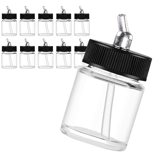 【送料無料】MSMint エアブラシ ボトル ガラス瓶 10本 色変え ドロッパーボトル 塗料 吸い上げ式 エア..