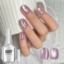 【送料無料】GAOY マグネットネイル ジェルネイル 単色 UV・LED対応 ポリッシュタイプ セルフネイル 初心者&プロ適用 色:バイオレット