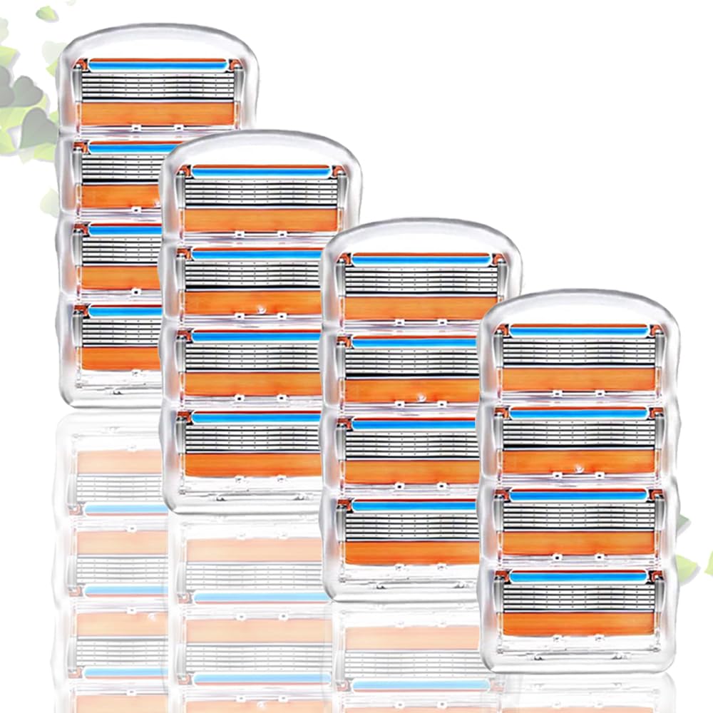 【送料無料】替え刃髭剃りひげをりマニュアルカミソリ交換品 髭剃り カミソリ替刃 剃刀 替え刃 メンズカミソリ 手動カミソリ替刃 ジレットフュージョンと互換性 色：XRS-JS-16