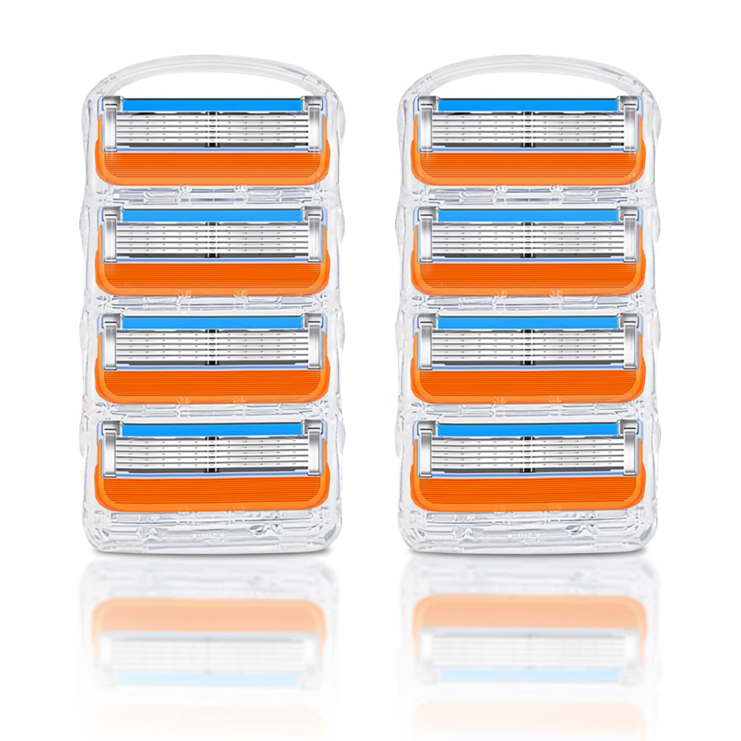 【送料無料】カミソリ替刃 ジレット対応 フュージョン 5+1 替刃 Fusion マニュアル カミソリ 8個入り 交換品 髭剃り カミソリ替刃 剃刀 替え刃 メンズカミソリ替刃 男性 替刃8個入