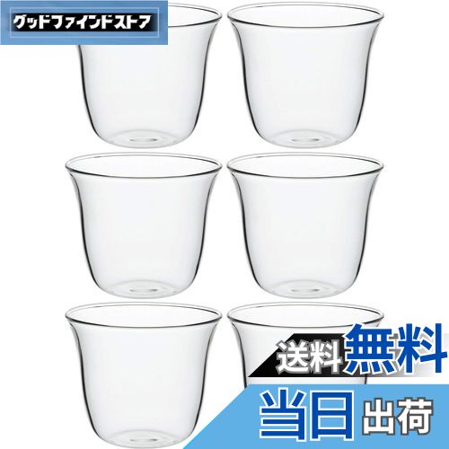 【送料無料】iwaki(イワキ) 耐熱ガラス スイーツカップ パフェ 240ml ×6個セット KBT944