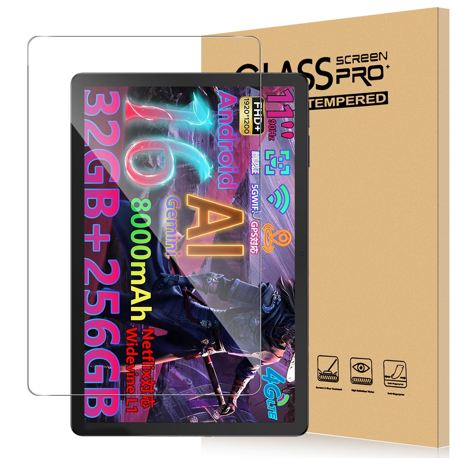 【送料無料】For DOOGEE G6/G6+ フィルム 11インチ タブレット DOOGEE G6+ Android 16 AI タブレット ..