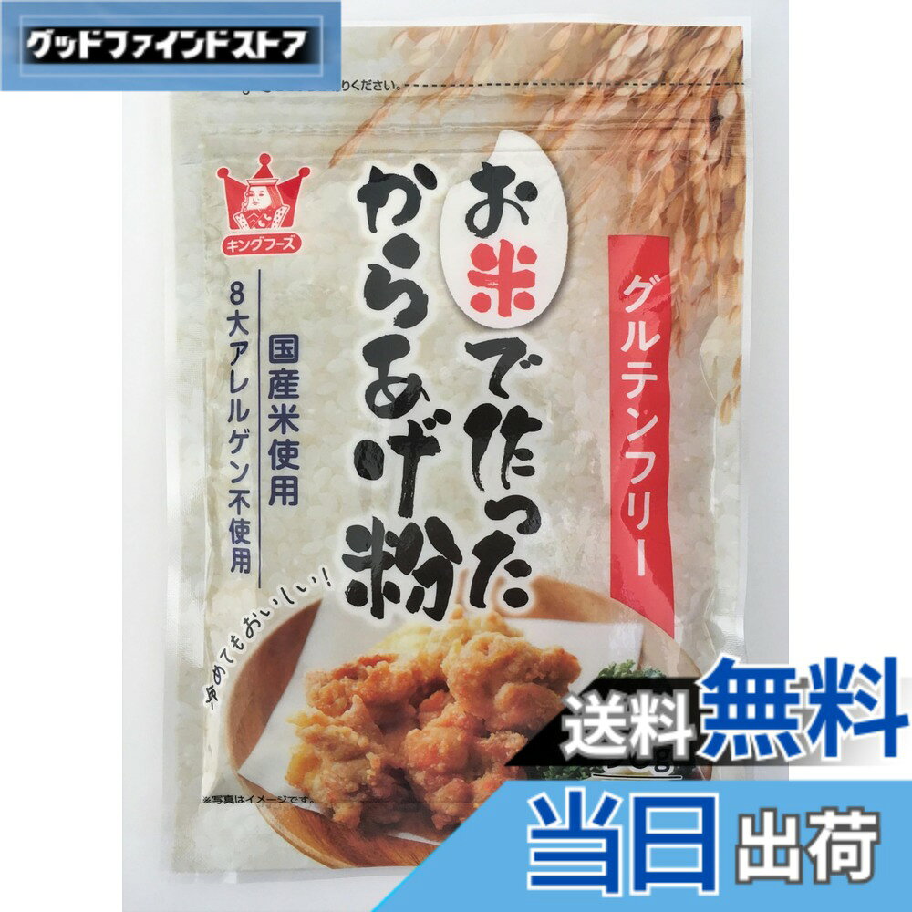 【送料無料】キングフーズ お米で作ったからあげ粉 90g x5袋 goodfindstore-10179931 グッドファインドストア パッケージ画像