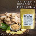 生姜まるごと粉末 40g × 2袋 | 宮崎県産 熟成生姜 | 乾燥生姜 生姜粉末 ジンジャーパウダー |生姜100% | 辛み・風味が強いため少量で十分な旨味...