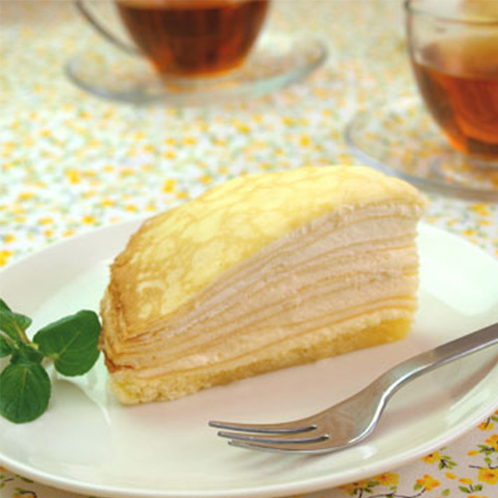 GoodGetのBocca 牧家のミルクレープ （ホール） 19cm ｜ 6～10名様分 ギフトボックス ｜ ミルクレープ ホールサイズ 1ホール ｜ 洋麺茶屋 牧家 ぼっか ｜ 北海道 お取り寄せスイーツ ｜ 直送｜アングル2