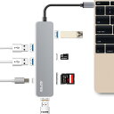 AGPTEK USB-C ハブ 多機能7-in-1 4K H...