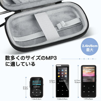 AGPTEK MP3プレーヤー 収納ポーチ ケース 保護ケース 外付けハードディスク 収納ケース マルチファンクション 防水 防塵 防振 通学 通勤 運動 外付SSD HHD 1TB 2TB 500GB 250GB 大容量 エクストリーム 専用保護用キャリングケース USBメモリー/ケーブル/イヤホン収納 - Image 2