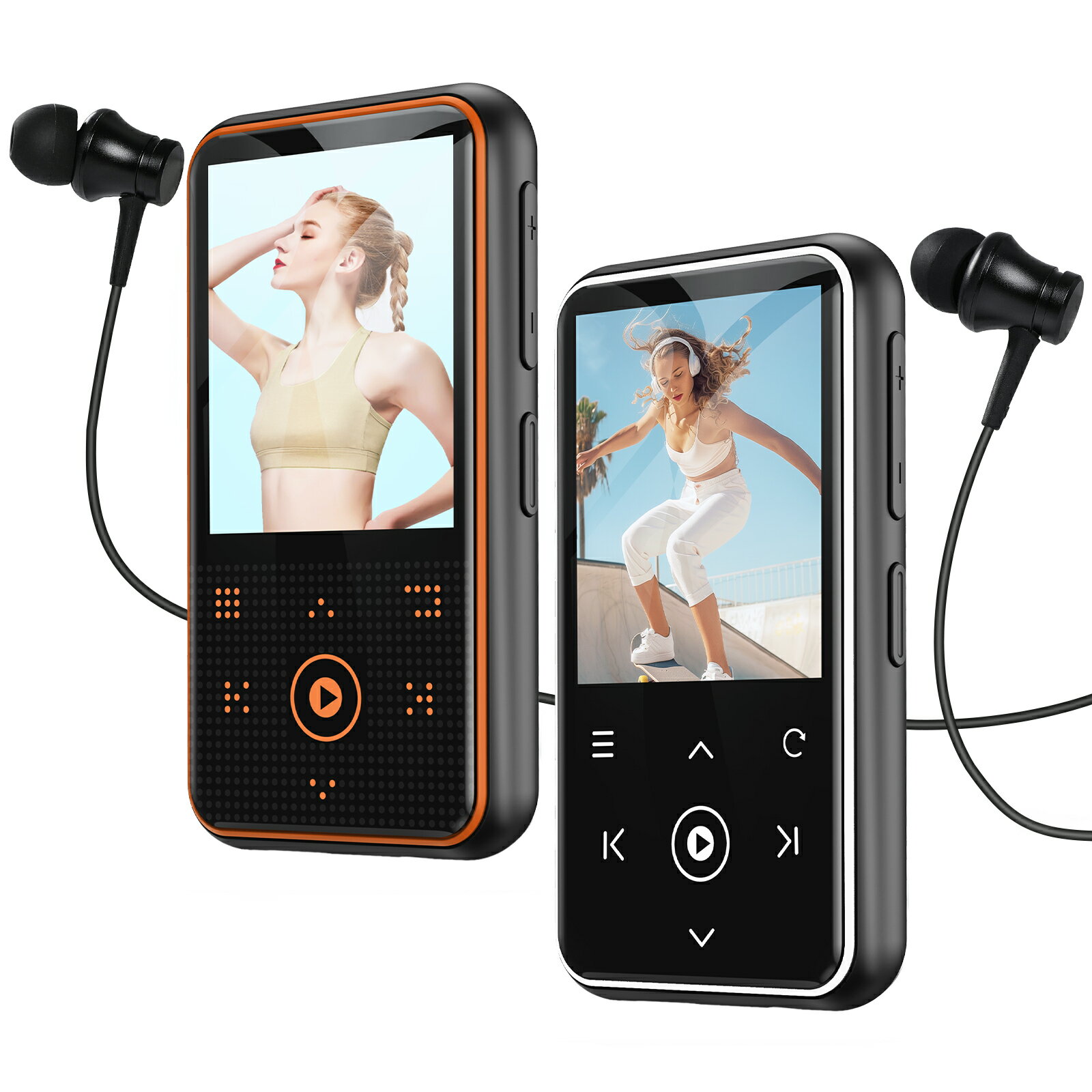 \運動用に最適!/ AGPTEK クリップ式 MP3プレーヤー Bluetooth5.3 音楽プレーヤ 64GB 高音質 ミュージックプレーヤー 音楽プレーヤー ポータブル 小型 デジタルオーディオプレーヤー 超軽量 1.8インチ リピート再生 レジューム再生 FMラジオ/録音/歩数計 プレゼント ギフト