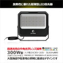 GOODGODDS LED投光器 300W 19330LM 倉庫 駐車場 工場 照明 店舗 屋外 スポーツ 運動場 コート 体育館 作業灯 昼白色 高演色性 Ra95 調節角度可 約180° 強化ガラス 防水 防塵 耐風 耐震 薄型 自然光 明るい 広範囲 ライトアップ 耐雷サージ (LD-308B) 2