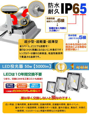 投光器led屋外スタンド防水広角ライト/5Mコード/屋外防水