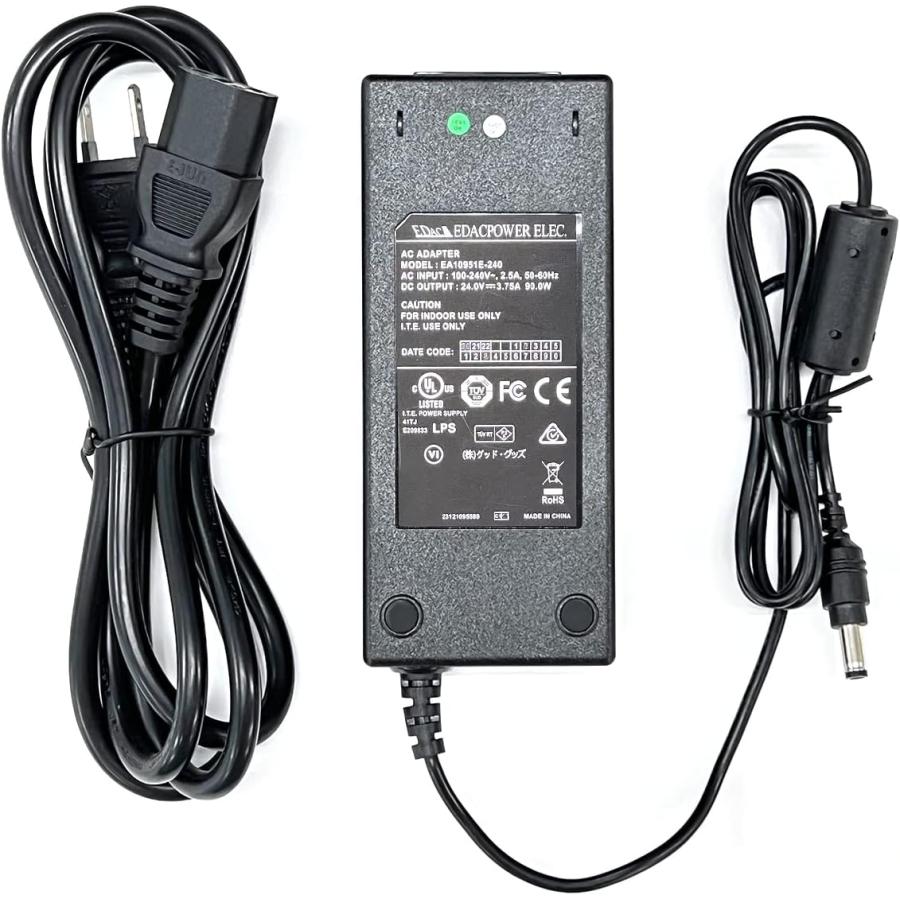 【10%OFFクーポンあり】GOODGOODS 出力24V 3.75A 充電器 入力100V-240V 90W 充電口5.5サイズ SPI-54AT用充電器 ポータブル電源用 ポータブル電源 充電器 charger