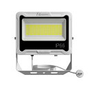 プラグ付き投光器 led 屋外 100W 防水 17000lm IP66 180° 高輝度 極薄型 昼白色 LEDライト LED投光器 ゴルフ練習 サッカー 防...
