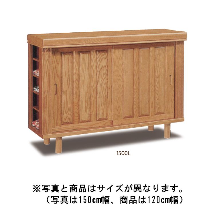 乐天商城 - 下駄箱 シューズボックス 靴箱 120 日本製 完成品 大川家具 木製 アッシュ材 無垢 木製棚板 ロータイプ おしゃれ シューズラック 和風 大容量 引き戸