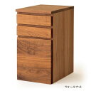 ワゴン サイドワゴン デスクワゴン キャスター付き W33×D44.5×H60.6 キャスター付き 日本製 完成品 無垢 ブラックチェリー ウォールナット オー...