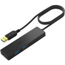 QGeem USB 5in1 ハブ USB 3.0 変換 アダプター 80cm ケーブル 5Gbps 3つの超高速USB 3.0 ポート SD/TF microSD カー…