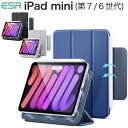 ★最大100%ポイントバック★ESR iPad mini 7 (A17 Pro) 2024年 iPad mini6 ケース 2021 (第7/6世代) マグネットケース 磁気吸着 オートスリープ/ウェイク対応 Pencil 2対応 スリム 手触りがいい カバー Touch ID 指紋認証対応 A2567 A2568 A2569 兼用ケース