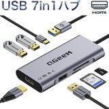 6ݾڡUSB-A ϥ 7in1 HDMI USB3.0 SDɥ꡼ microSD Ѵץ C Ρȥѥ ΡPC ǥȥåPC Android Mac Windows USB-C DELL 