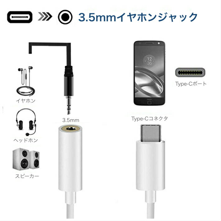 【8/18はポイントアップ】イヤホン 変換アダプタ 音楽 DAC ケーブル Type-C タイプC 3.5mm イヤホンジャック Android アンドロイド USB-C USB PD スマホ スマートフォン iPad Air5 Air4 Pro macbook Huawei Samsung