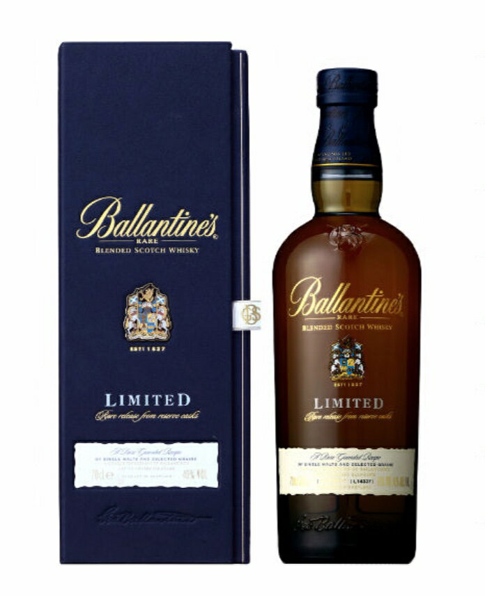 BALLANTINE'S LIMITED 700ML 40% バランタイン リミテッド 洋酒 ウイスキー ブランデー モルトグレーン お酒 酒 ギフト プレゼント 飲み比べ 内祝い 誕生日 男性 女性 お歳暮 御歳暮 お祝い記念日