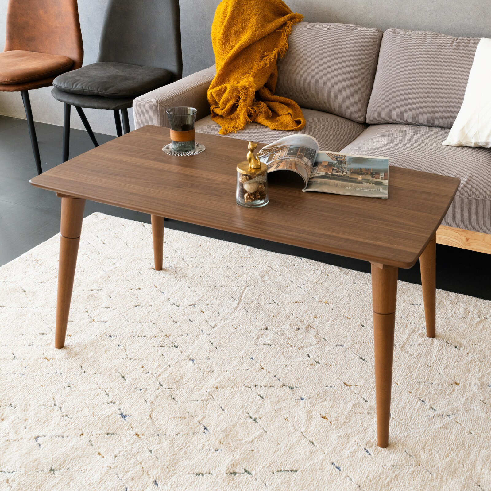 ・サイズ：約100cm×55cm×40＋11cm（高さ）【重量10.5kg】 ・カラー：ナチュラル/ブラウン/ホワイトウォッシュ ・仕様：＜天板＞メラミン化粧繊維板■塗装：ウレタン樹脂塗装＜脚部＞ラバーウッド ・原産国：ベトナム製 ・横幅1...