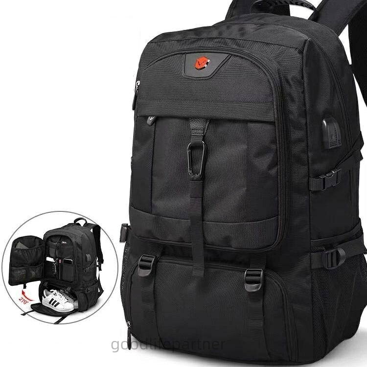 地震 大容量 リュック 拡張機能 軽量 緊急避難必要品 防災 80L 旅行 50L 靴収納 メ...