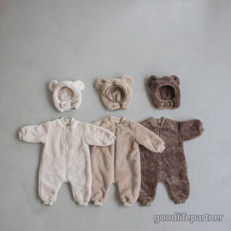 ベビー服 ロンパース 冬 あったか素材 長袖 カバーオール 新生児 乳幼児 子供服 か...