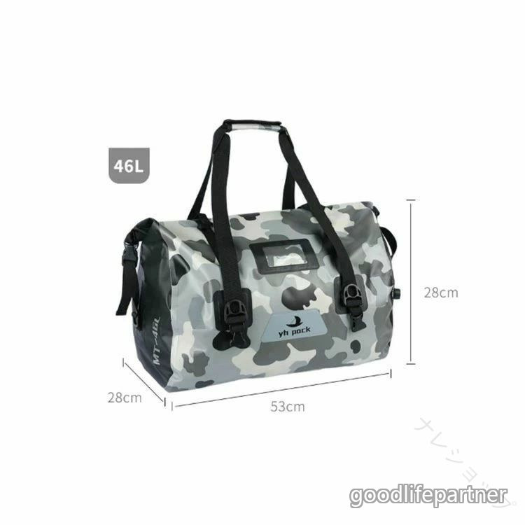 バイク バッグ トップ キャリア リア シート ツーリング シームレス 防水 大容量 ...
