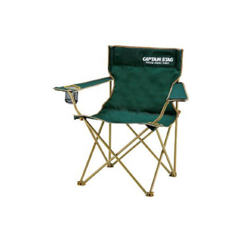 CAPTAIN STAG キャプテンスタッグ CS ラウンジチェア グリーン パール金属 (※画像と若干仕様が異なる場合があります)【RCP】【UC-1676 M-3889】