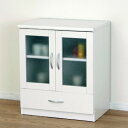 \今ならレビューで1000円クーポン!/ フレッシュ ガラス扉ホワイトキャビネットNeo※【メーカー直送品】【代引/同梱/返品不可】【個別送料計算】(3)