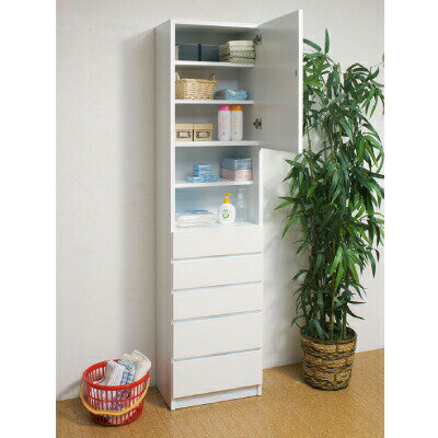 ＼レビューで1000円クーポン!／ 日本製ランドリースリムチェスト 幅45タイプ［完成品］※【メーカー直送品】【代引/同梱/返品/着日指定不可】【個別送料計算】