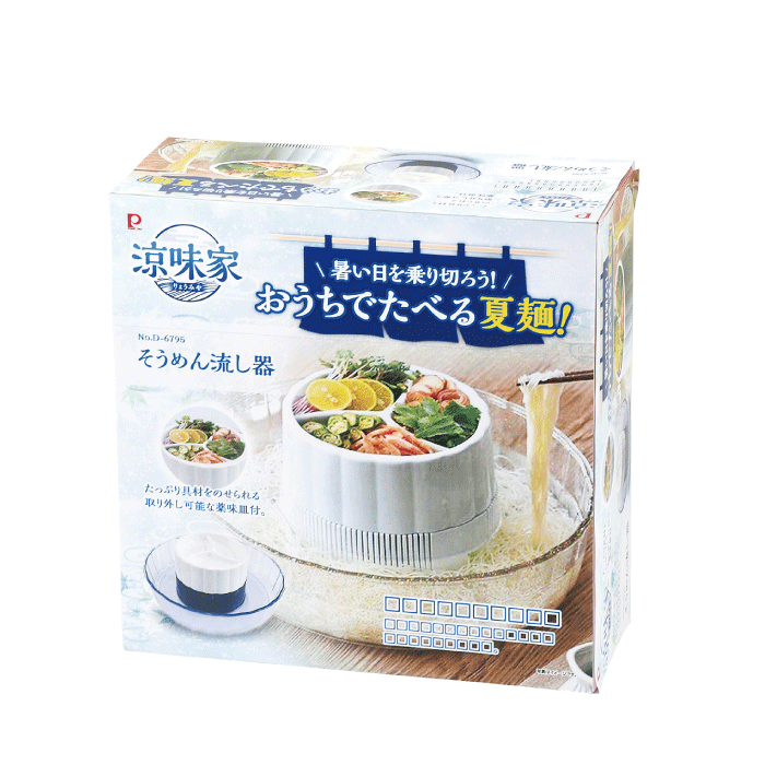 夏にぴったり!涼しく楽しい家庭用流しそうめん器 縦画像 3