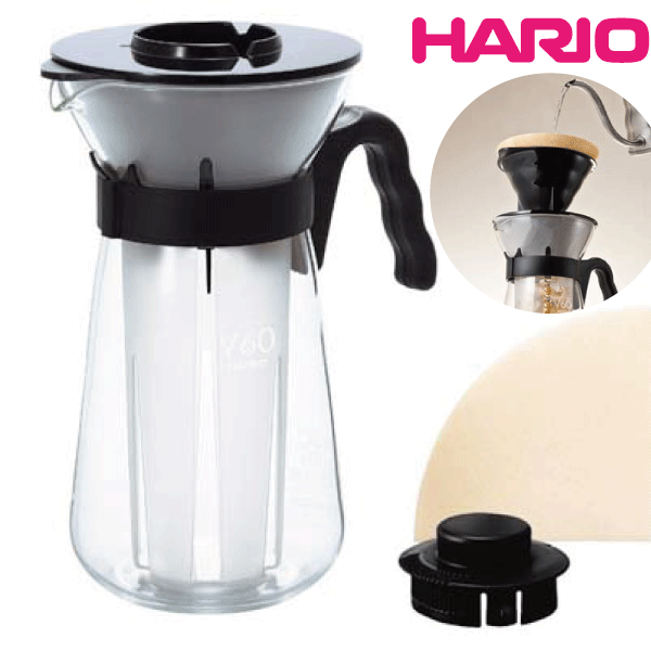 送料無料 HARIO ハリオ New V60 アイスコーヒーメーカー 2～4杯用 ハリオ コーヒーサーバー【VIC-02B】【CP】
