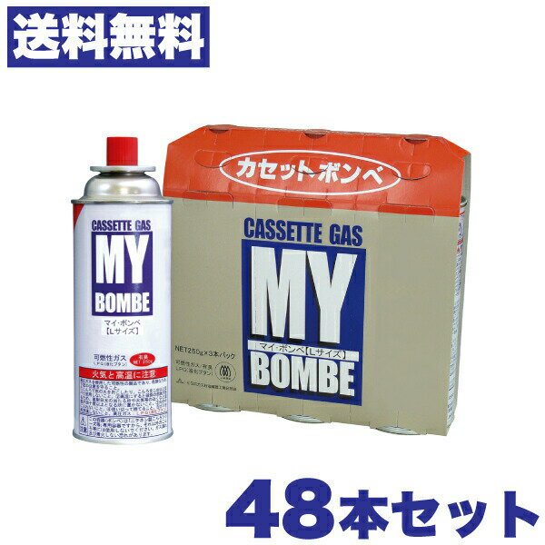 【送料無料】お得なカセットコンロ用 ニチネン マイボンベ ガスボンベ250g≪48本お得パック≫ （3本x16セット） ケース 販売 ケース単位※北海道・沖縄県等一部地域への発送ができない場合があります【個別送料計算】【日時指定不可】