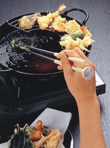 【廃番のため急遽完売の場合あり】 便利小物 温度計付天ぷら用揚げばし goodlifeshop-10013588 グットライフショップ サンプル画像2
