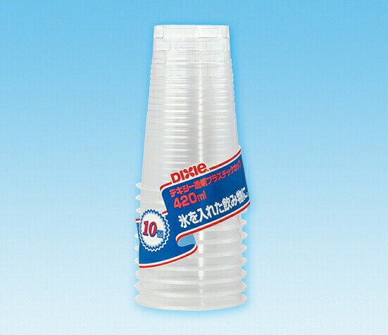 エコノウエア 透明プラスチックカップ420ml 10個入 goodlifeshop-10013461 グットライフショップ サンプル画像2